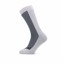 Waterproof Socks Cold Weather Grey Mid Length Unisex All Weather Sealskinz