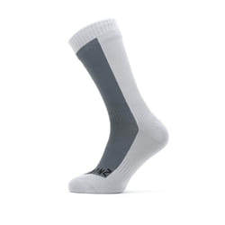 Waterproof Socks Cold Weather Grey Mid Length Unisex Sealskinz