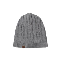 Blakeney Waterproof Cold Weather Cable Knit Beanie Grey Marl Unisex HAT