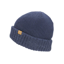 Sealskinz Bacton Waterproof Cold Weather Roll Cuff Beanie Navy Blue Unisex HAT
