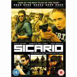 Elevation Sales Sicario, Movie, DVD, Thriller, 2D, 121 min, Emily Blunt