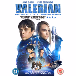 Elevation Sales Valerian and the City of a Thousand Planets, Movie, DVD, Science Fiction, 2D, 137 min, Cara Delevingne