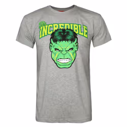 Marvel Short Sleeved T-Shirt (Mens Grey) - Small