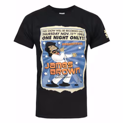 The Simpsons Short Sleeved T-Shirt (Mens Black) - Small