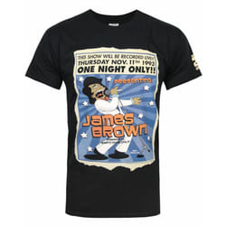 The Simpsons Short Sleeved T-Shirt (Mens Black) - Large