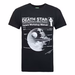 Star Wars Short Sleeved T-Shirt (Mens Black) - Small