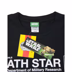Star Wars Short Sleeved T-Shirt (Mens Black) - Small