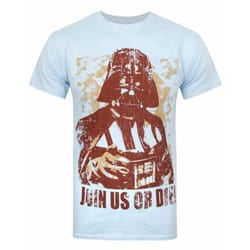 Star Wars Short Sleeved T-Shirt (Mens Blue) - X-Large
