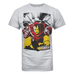 Marvel Short Sleeved T-Shirt (Mens Grey) - Small