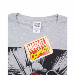 Marvel Short Sleeved T-Shirt (Mens Grey) - Small