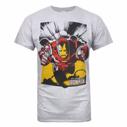 Marvel Short Sleeved T-Shirt (Mens Grey) - XX-Large