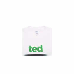 Ted Short Sleeved T-Shirt (Mens White) - Small