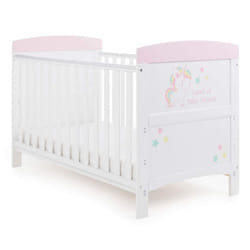 Obaby Grace Inspire Cot Bed - Unicorn