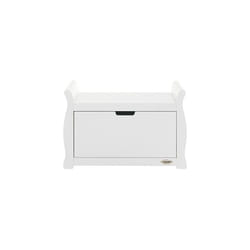 Obaby Stamford Sleigh Toy Box - White