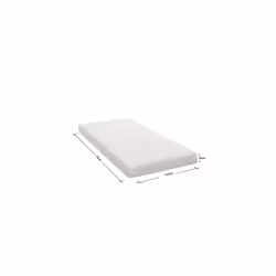 Obaby Eco Foam Cot Mattress, Cot Bed - 140 x 70 x 7.5 cm