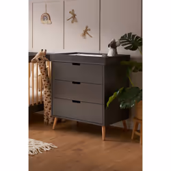 Obaby Maya Changing Unit - Slate with Natural