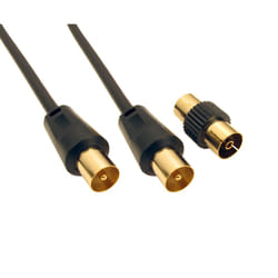 Cables Direct 2TV-05BK coaxial cable 5 m