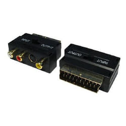 Cables Direct SCART Adaptor with Input/Output Switch