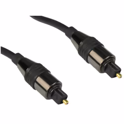 TOSLINK® or Optical Cable is a fiber optic connection system. Most commonly used with audio equipment (via a "digital op ...