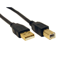 Cables Direct 1.8m USB 2.0 USB cable USB A USB B Black