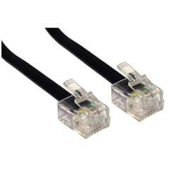 Cables Direct RJ-11. 2m Black