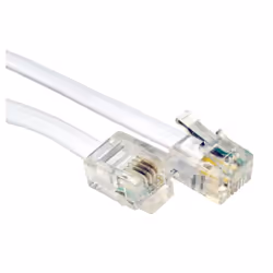 Cables Direct 20m RJ-11/RJ-11 White