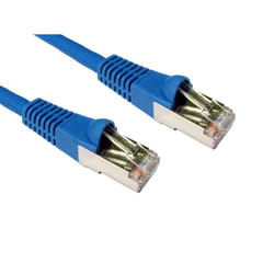 Cables Direct 3m CAT6a. M - M networking cable Blue S/FTP (S-STP)