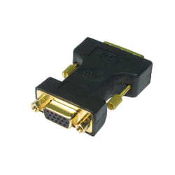 Cables Direct CDL-DV001 cable gender changer DVI-A VGA Black. Gold