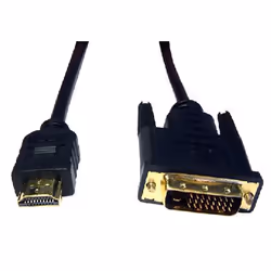Our CDLDV range of HDMI to DVI cables are for DVI-D use only and come with gold connectors.