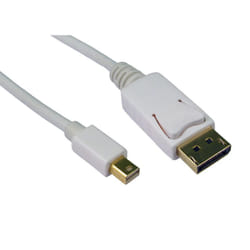 Cables Direct CDLMDP-103 DisplayPort cable 3 m Mini DisplayPort White