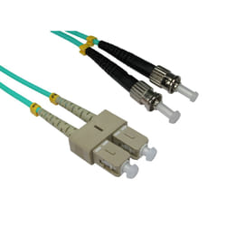 Cables Direct CDL 3MTR ST-SC 50/125OM3  AQUA