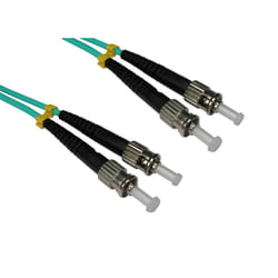 Cables Direct CDL 10MTR ST-ST OM3 50/125 AQUA