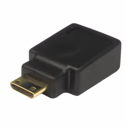 Mini HDMI male to HDMI female adaptor.