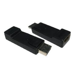 Cables Direct HDHDPORT-005 cable gender changer Display Port 20pin HDMI Black