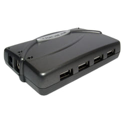 Cables Direct NLUSB2-222 interface hub 480 Mbit/s Black