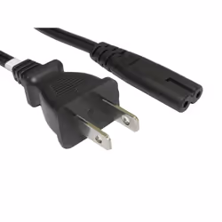 The US to C7 mains cable. C7 more commonly know as a figure 8 lead is manily used for powering some low powered appliances su ...