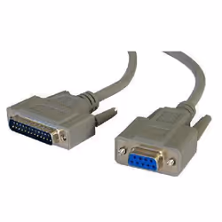 The SL-502 is a 9 pin to 25 pin serial printer cable commonly used for serial laser printers.