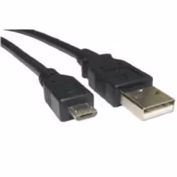 USB 2.0 type A to micro B male for use with many portable devices. please note this is not compatible with the USB mini B con ...