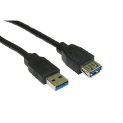 Cables Direct USB3-822 USB cable USB 3.2 Gen 1 (3.1 Gen 1) 2 m USB A Black