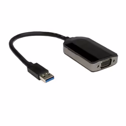 The USB 3.0 to VGA Adaptor allows the user to mirror or extend their current PC or laptop desktop across another monitor up t ...