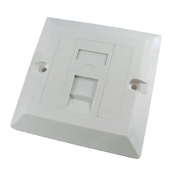 Cables Direct Single Cat5e Faceplate