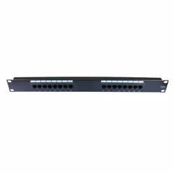 The UT-899544 is a 16 port 1U rack mountable CAT6 patch panel which is a great solution for network management. The UT-899546 ...