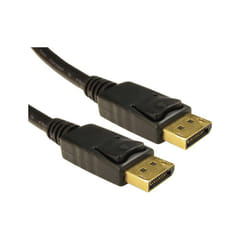 Cables Direct CDLDP-001LOCK DisplayPort cable 1 m Black