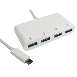 Cables Direct USB3C-HUB4BP interface hub USB 3.2 Gen 2 (3.1 Gen 2) Typ