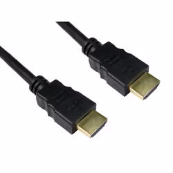 Cables Direct 77HD419-00, 0.5 m, HDMI Type A (Standard), HDMI Type A (Standard), 3D, Audio Return Channel (ARC), Black