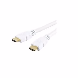 10m white HDMI cable. high speed with ethernet. supports HDMI 1.4 and HDMI 2.0 equipment functions. backwards compatible with ...