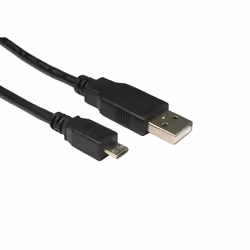 USB 2.0 Micro B data cable for connecting devices such as mobile phones and digital cameras with micro usb port.