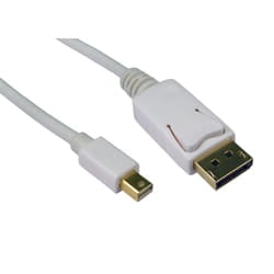 Cables Direct Mini DP - DP 5m Mini DisplayPort DisplayPort White
