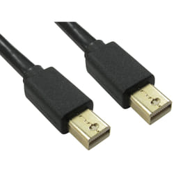 Cables Direct Mini DisplayPort. 0.5m Black