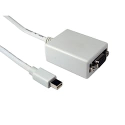 Cables Direct Mini DP/VGA 3m Mini DisplayPort VGA (D-Sub) White